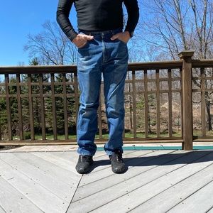Vintage Levi’s 505 Orange Tab Denim Jeans Size 34 x 34